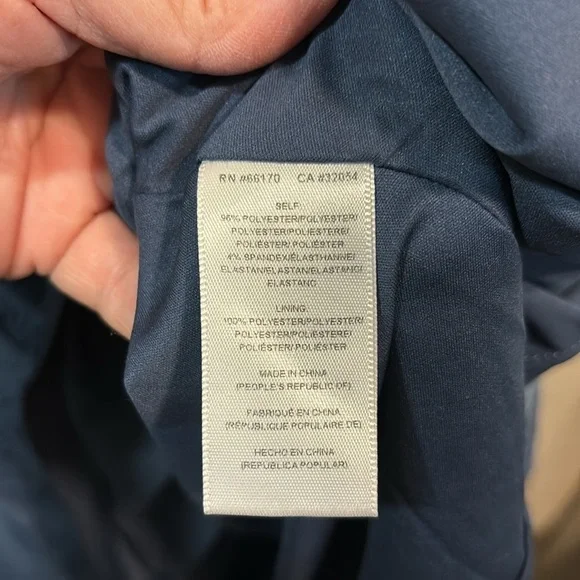 Anthropologie HUTCH Olivia Eyelet Blue Skater Dress Coastal Vacation Medium - Picture 10 of 16